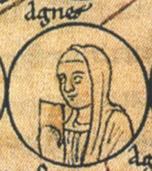Agnes of Burgundy, Duchess of Aquitaine