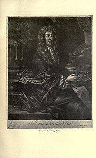 Sir John Lowther, 2nd Baronet, of Whitehaven